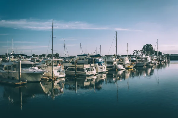 Marina w Embarcadero w San Diego w Kalifornii. — Zdjęcie stockowe