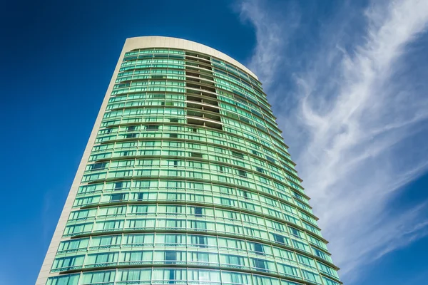 Wolkenkrabber in het Gaslamp Quarter, San Diego, Californië. — Stockfoto