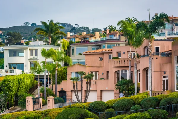 Hilltop houses in La Jolla, California. — Stock Photo, Image