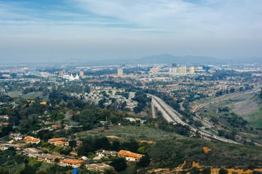 La Jolla çevrenin Mount Soledad, La Jolla, Cali üzerinden görünümü
