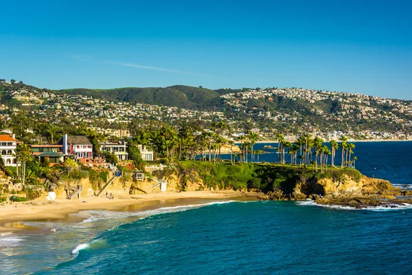 Weergave van de Stille Oceaan kust van Crescent Bay Point Park, in Lagun — Stockfoto