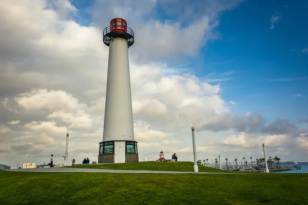 Long Beach Harbor Lighthouse, di Long Beach, California . — Stok Foto
