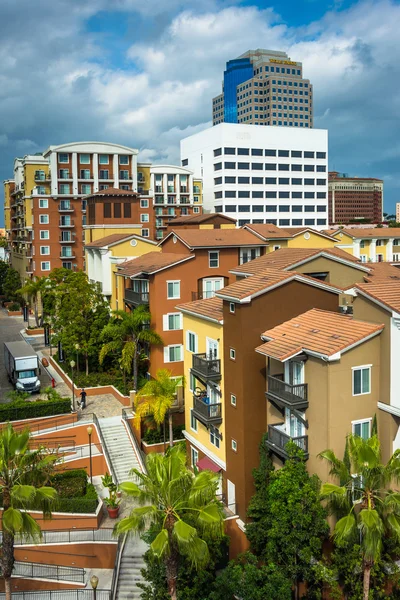 View of buildings in Long Beach, California. — Stock Photo, Image