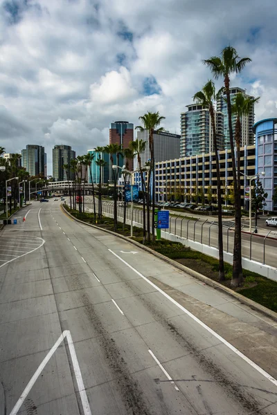 View of Shoreline Drive, in Long Beach, California. — Stock Photo, Image