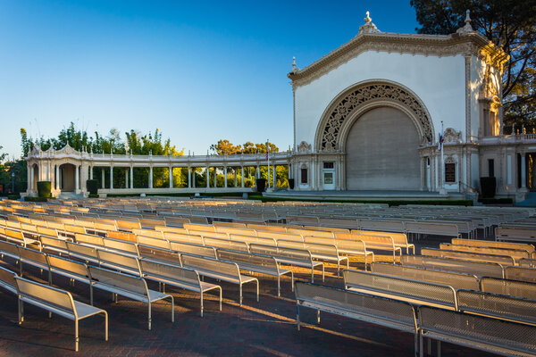 Spreckels Organ Pavillion, in Balboa Park, San Diego, California