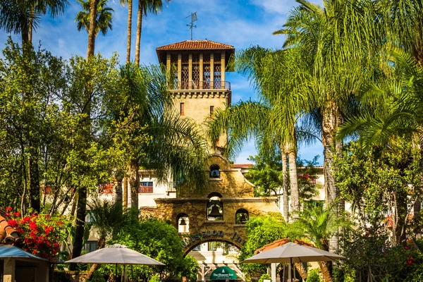 The exterior of the Mission Inn, in Riverside, California. — Stock Photo, Image