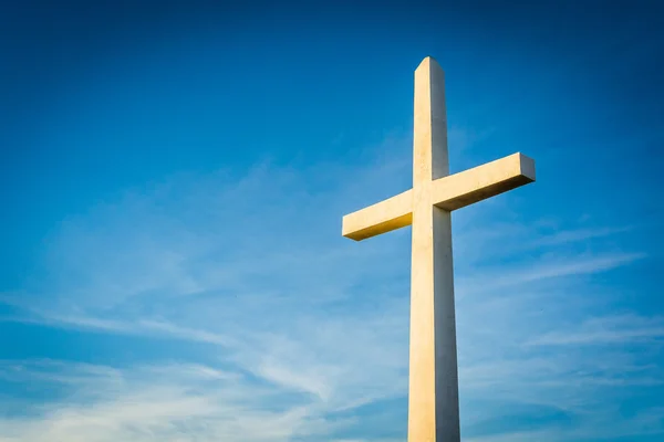 Cross at Mount Rubidoux Park, in Riverside, California. — Stock Photo, Image