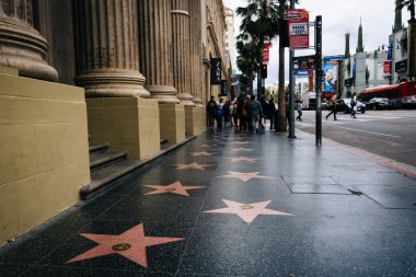 The Hollywood Walk of Fame, in Hollywood, Los Angeles, Californi