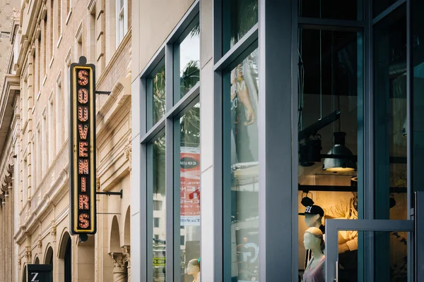 Boutique de souvenirs sur Hollywood Boulevard, à Hollywood, Los Angeles , — Photo