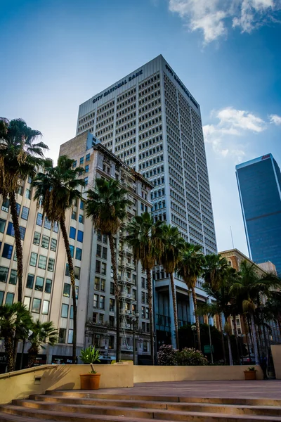 Gebäude am Pershing Square, in der Innenstadt von Los Angeles, Kalifornien — Stockfoto