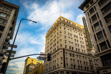 Binalar, takı bölgesinde şehir Los Angeles, Cali