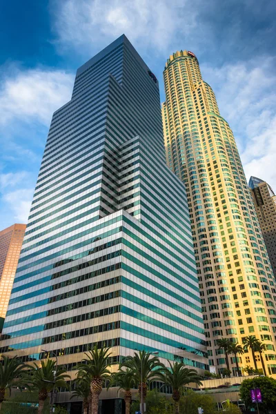 Moderne wolkenkrabbers in het Financial District, downtown Los Angel — Stockfoto