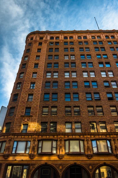 Old brick building in downtown Los Angeles, California. — Stock Photo, Image