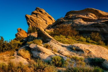 Akşam ışığı Vasquez Rocks ilçe Park, Agua alkollü buzlu