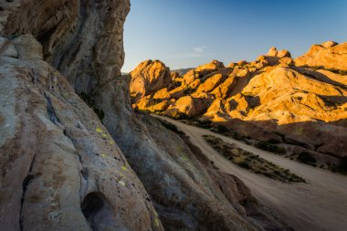 Akşam ışığı Vasquez Rocks ilçe Park, Agua alkollü buzlu