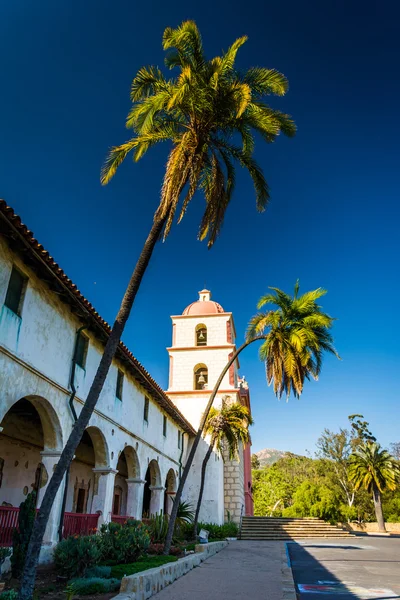 Stara Misja Santa Barbara, Santa Barbara, Kalifornia. — Zdjęcie stockowe