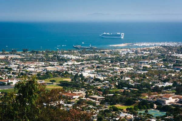 Vista de Santa Barbara do Parque Franceschi, em Santa Barbara, C — Fotografia de Stock