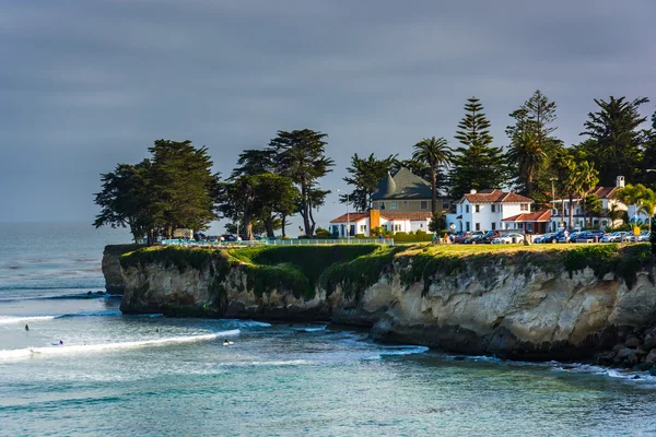 Bluffs ao longo do Oceano Pacífico em Santa Cruz, Califórnia . — Fotografia de Stock