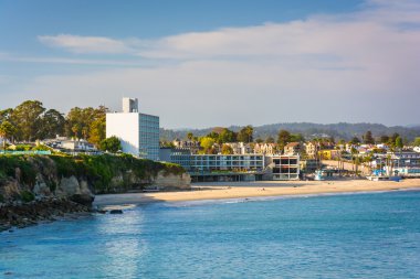 Santa Cruz, California Beach görünümü.