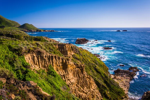 Vista de la costa del Pacífico en el Parque Estatal Garrapata, California . —  Fotos de Stock