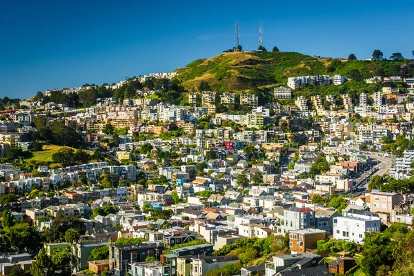 San Francisco、カリフォルニア州コロナ ハイツ公園からの眺め. — ストック写真
