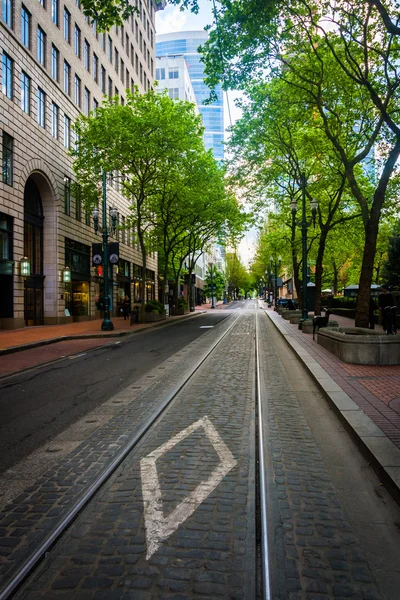 Yamhill Street, i Portland, Oregon. — Stockfoto