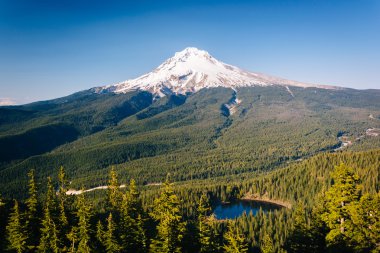 View of Mount Hood and Mirror Lake, from Tom, Dick, and Harry Mo clipart