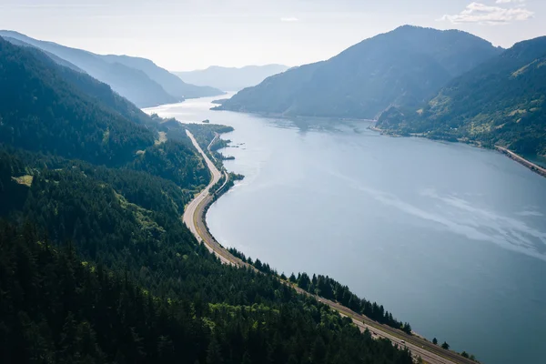 View of the Columbia River from Mitchell Point, Columbia River G — Stock Photo, Image