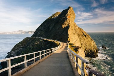 Trail at Point Bonita, in  Golden Gate National Recreation Area, clipart