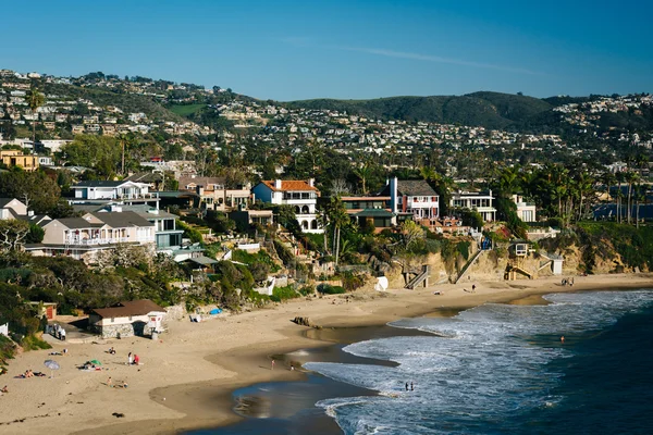 Widok z półksiężyca Bay Point Park, w Laguna Beach w Kalifornii. — Zdjęcie stockowe