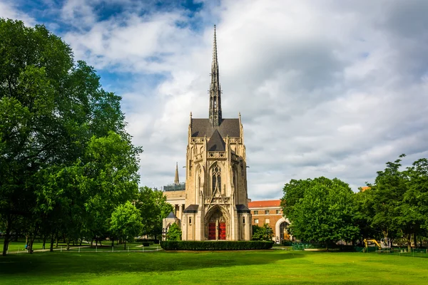 Heinz Memorial Chapel, en la Universidad de Pittsburgh, en Pittsburg — Foto de Stock