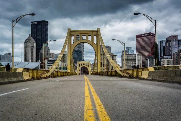 The Rachel Carson Bridge, em Pittsburgh, Pensilvânia . — Fotografia de Stock