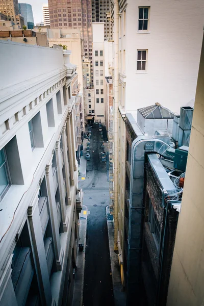 View of Harlan Place, in San Francisco, California. — Stock Photo, Image