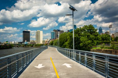 Boardwalk, Philadelphia, Pennsylvania Schuylkill bankalar.