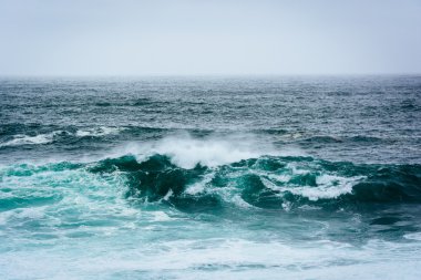 Waves in the Pacific Ocean, seen at Garrapata State Park, Califo