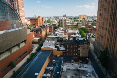View of buildings in Center City, Philadelphia, Pennsylvania.