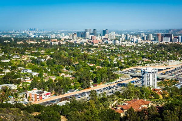 View of Los Angeles from Brentwood, California. — Stock Photo, Image