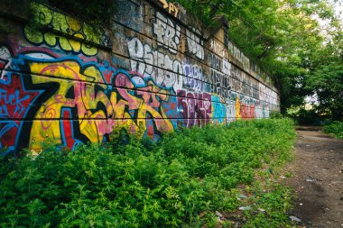 Graffiti on a wall in Philadelphia, Pennsylvania.
