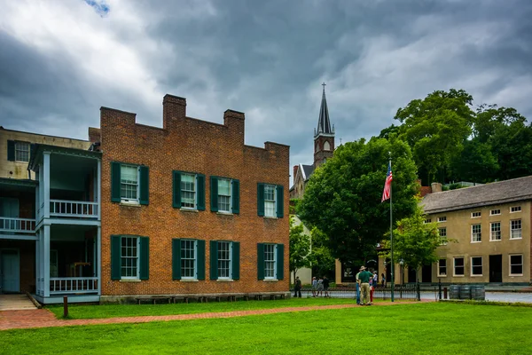 Edifici storici a Harpers Ferry, Virginia Occidentale . — Foto Stock