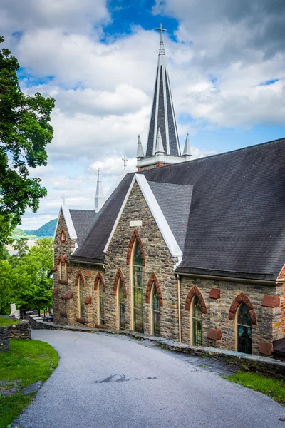 St. Peters Rooms Katholieke Kerk, In Harpers Ferry, West Virgini — Stockfoto