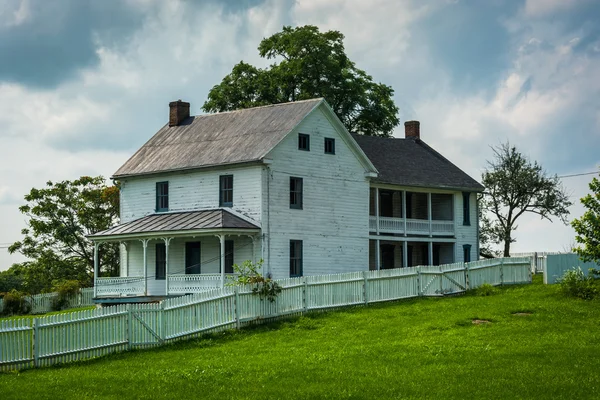 Vieille maison à Antietam National Battlefield, Maryland . — Photo