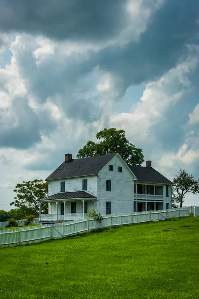 Old house at Antietam National Battlefield, Maryland. — Stock fotografie