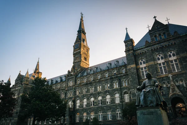 Healy Hall, Georgetown Üniversitesi, Washington, Dc. — Stok fotoğraf