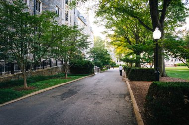 Geçit ve binalarda Georgetown Üniversitesi, Washington, Dc.