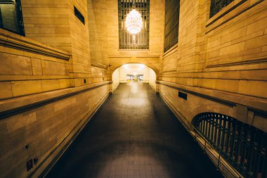 Midtown Manhattan, New York Grand Central istasyonunda geçit