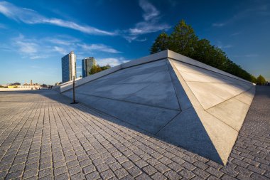 Franklin D. Roosevelt dört özgürlükler Park Roosevelt üzerinde piramit