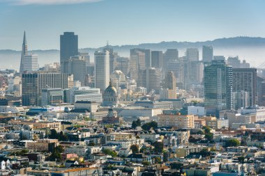 Corona Heights Park, San Fr şehir manzarası görünümünü