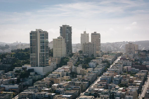 Vue de la tour Coit à San Francisco, Californie . — Photo