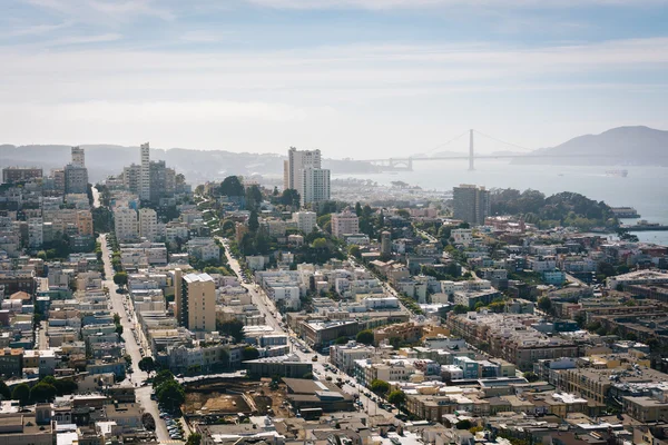 Vue de la tour Coit à San Francisco, Californie . — Photo