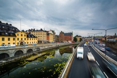 Centralbron ve binalarda Galma Stan, Riddarhusbron görüldü